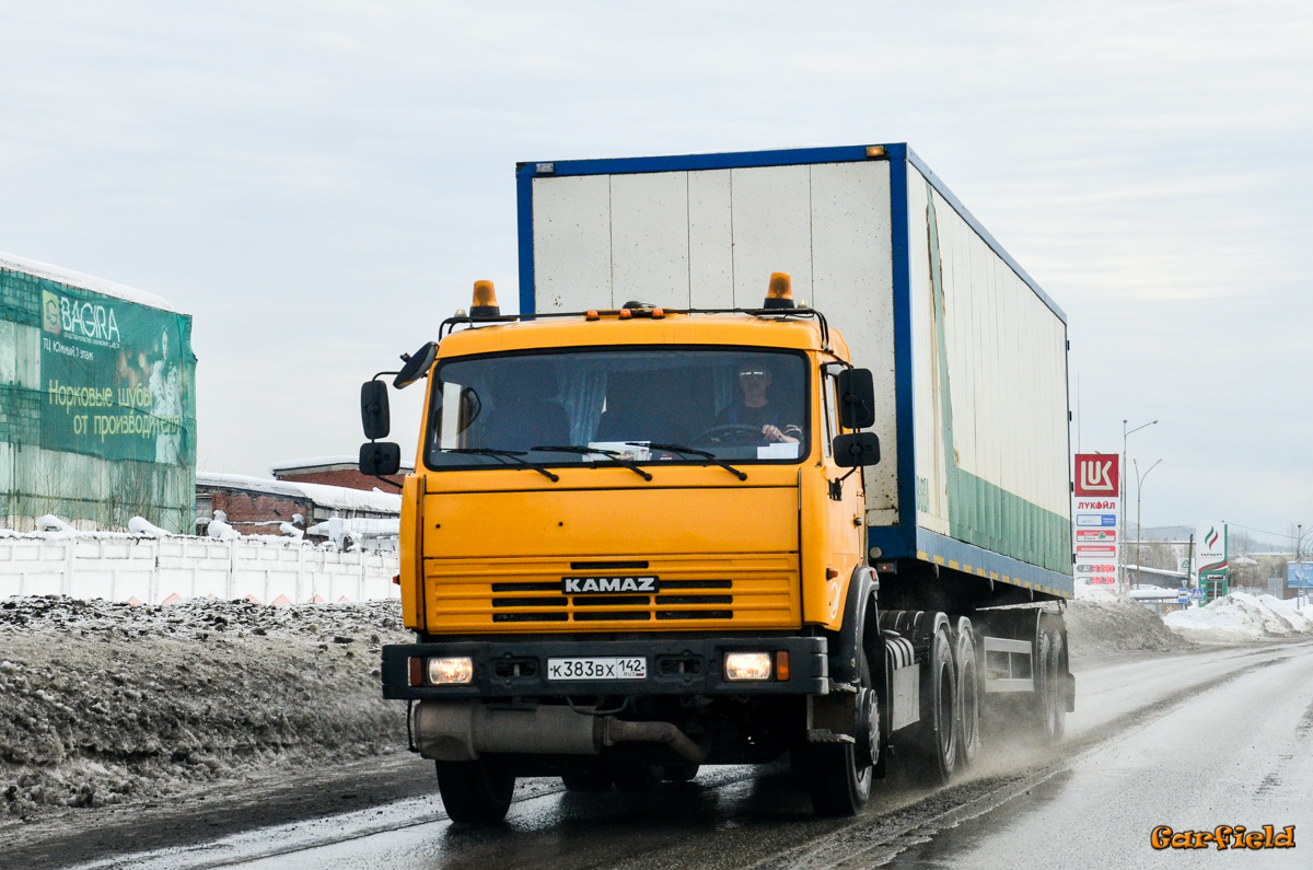 Кемеровская область, № К 383 ВХ 142 — КамАЗ-65116-N3(78)
