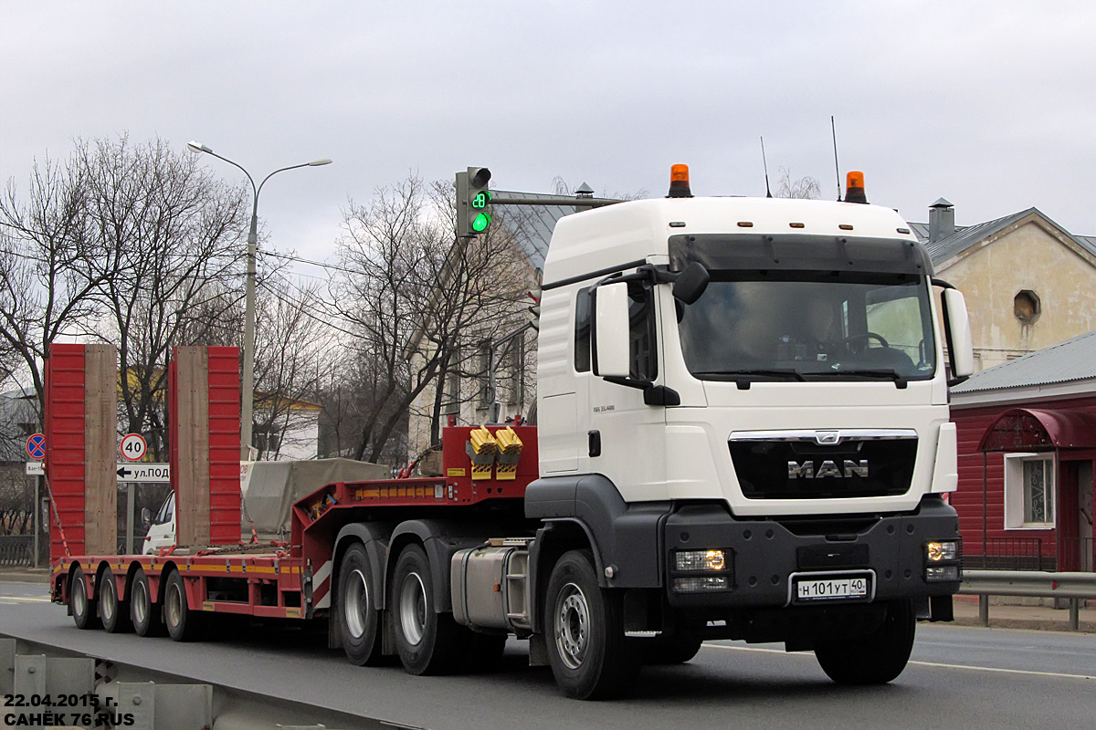 Калужская область, № Н 101 УТ 40 — MAN TGS 33.480