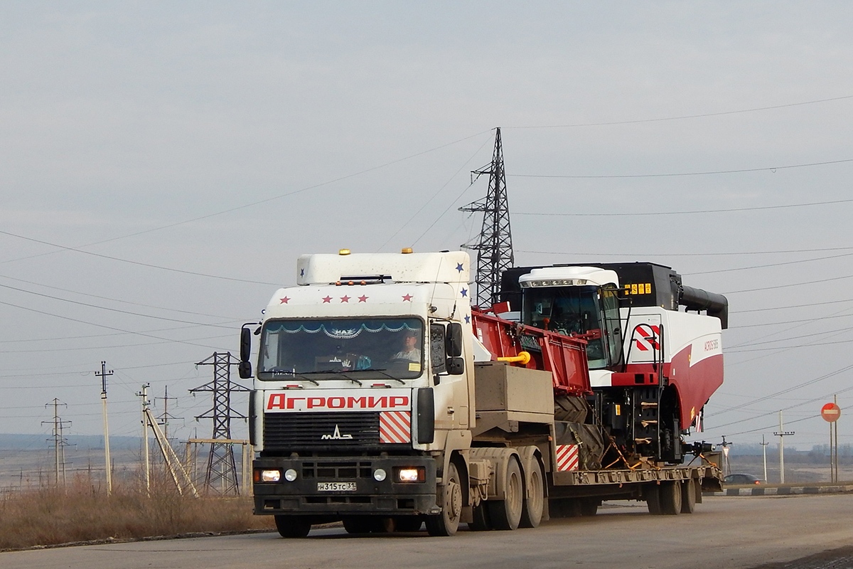 Белгородская область, № Н 315 ТС 31 — МАЗ-6430A8