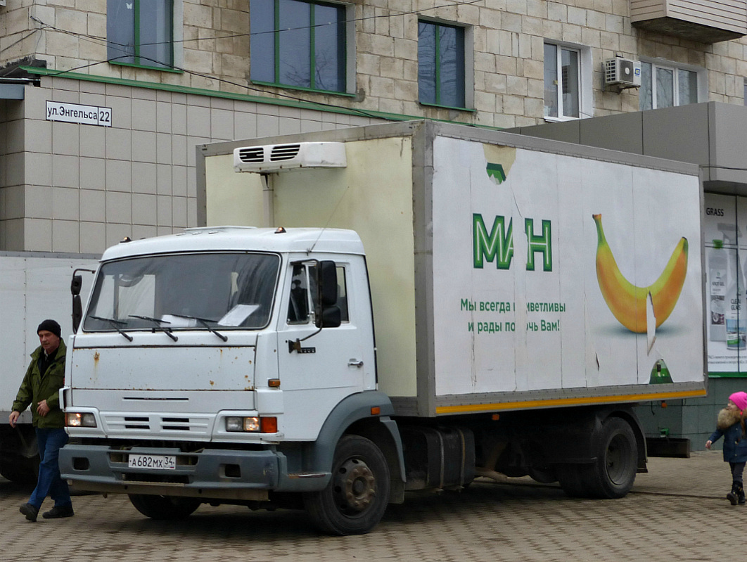 Волгоградская область, № А 682 МХ 34 — КамАЗ-4308-H3(99)