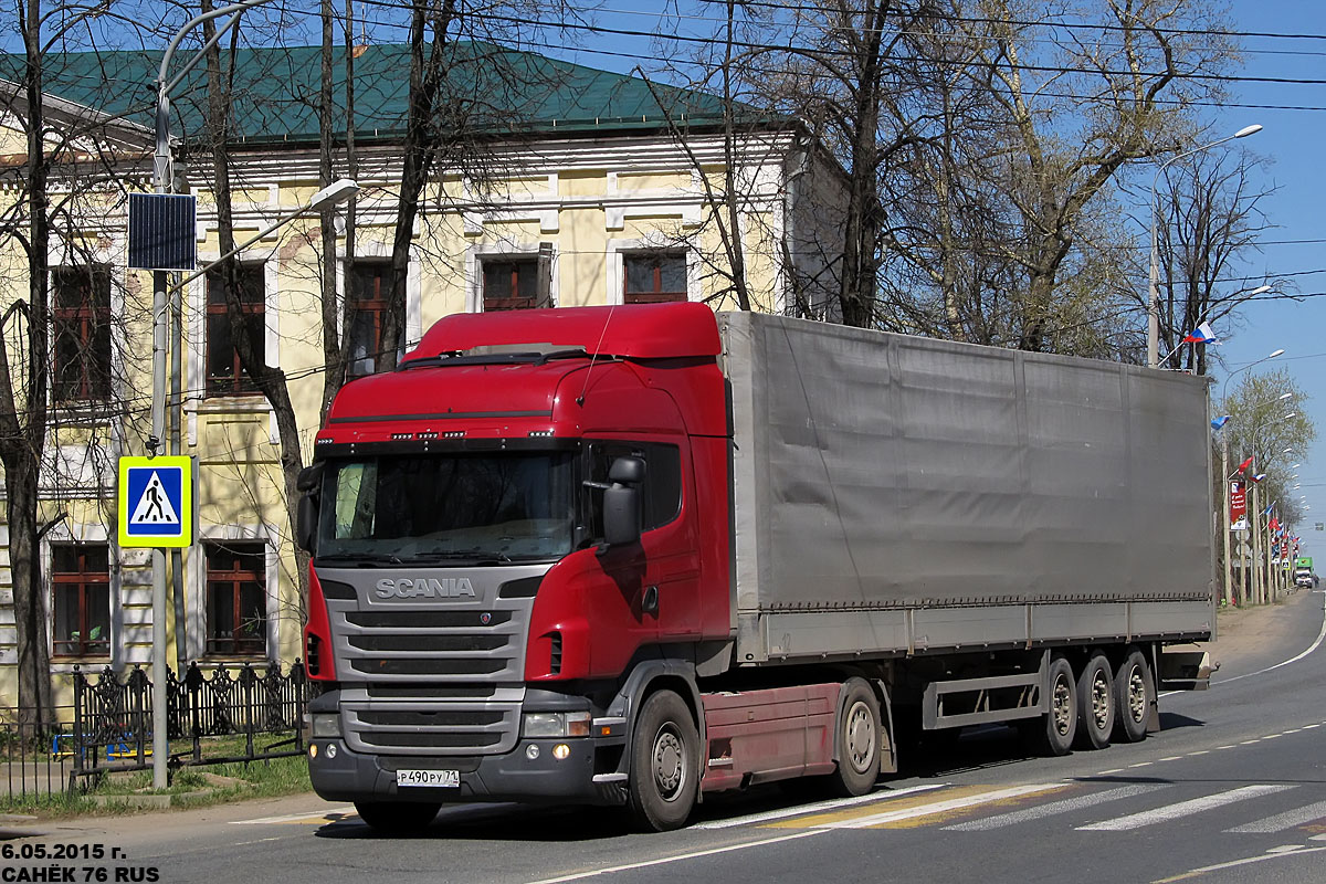 Тульская область, № Р 490 РУ 71 — Scania ('2009) R420