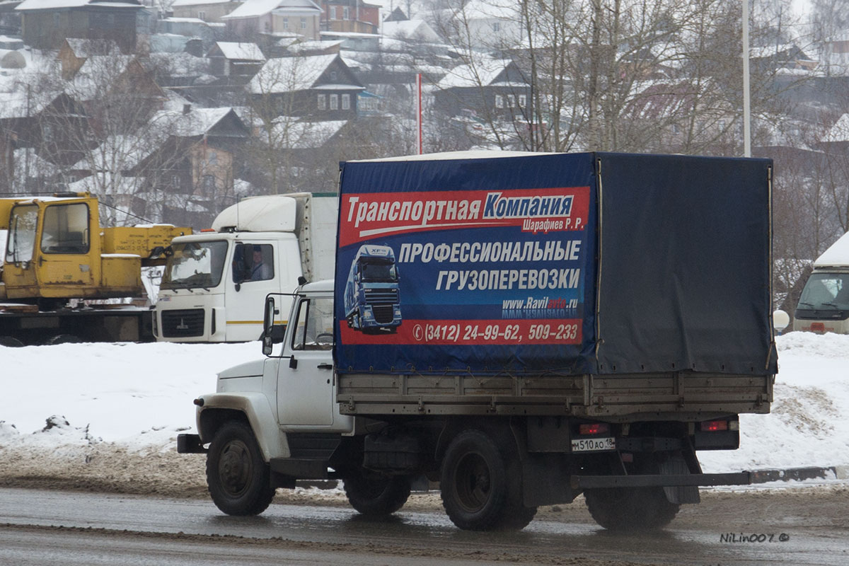Удмуртия, № М 510 АО 18 — ГАЗ-3309