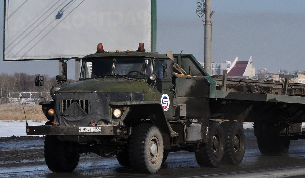 Омская область, № Н 927 НЕ 55 — Урал-44202-31