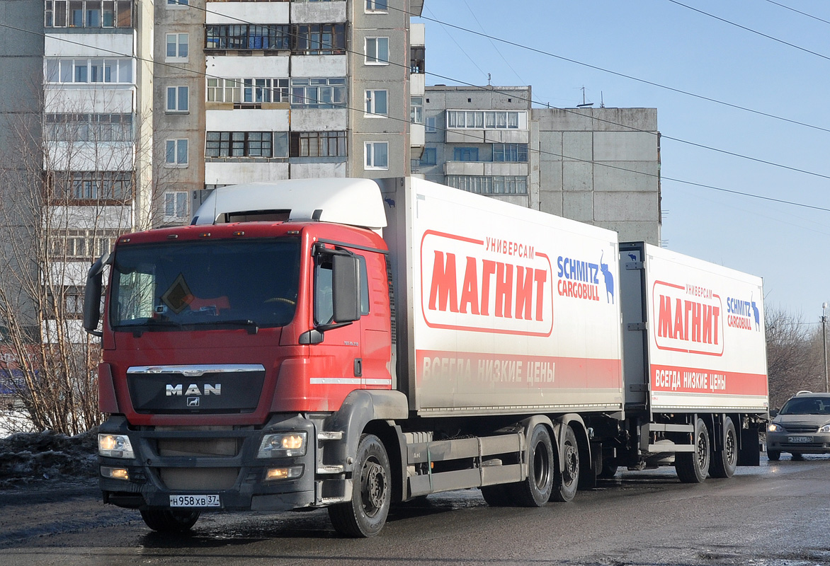 Омская область, № Н 958 ХВ 37 — MAN TGS 26.350