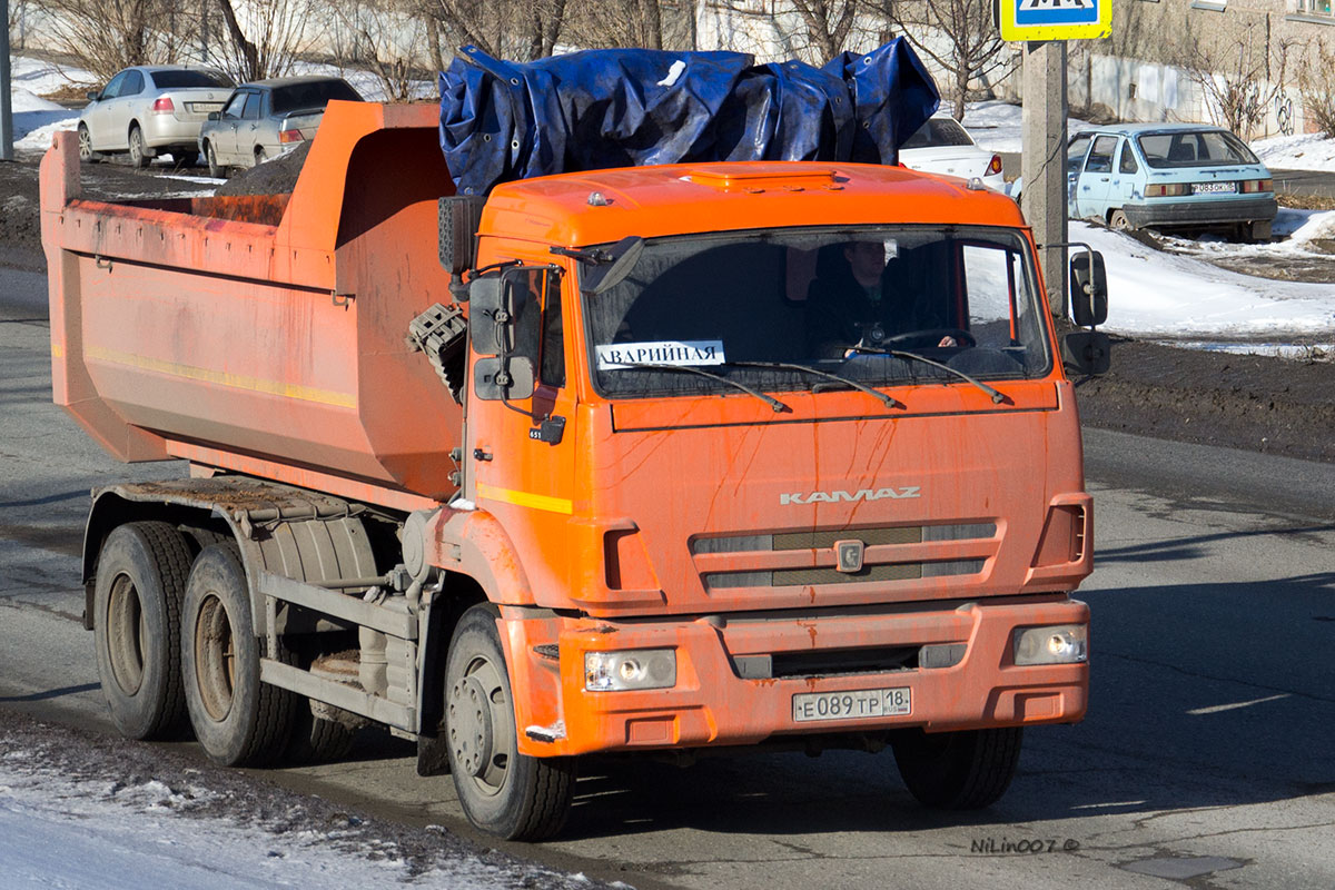 Удмуртия, № Е 089 ТР 18 — КамАЗ-65115-A4(23)