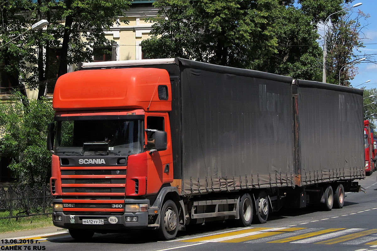 Калининградская область, № М 412 УУ 39 — Scania ('1996) R124L