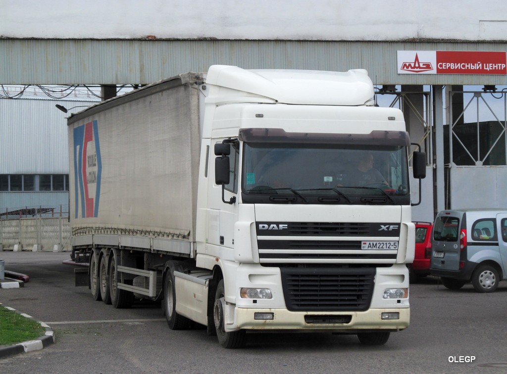 Минская область, № АМ 2212-5 — DAF XF95 FT