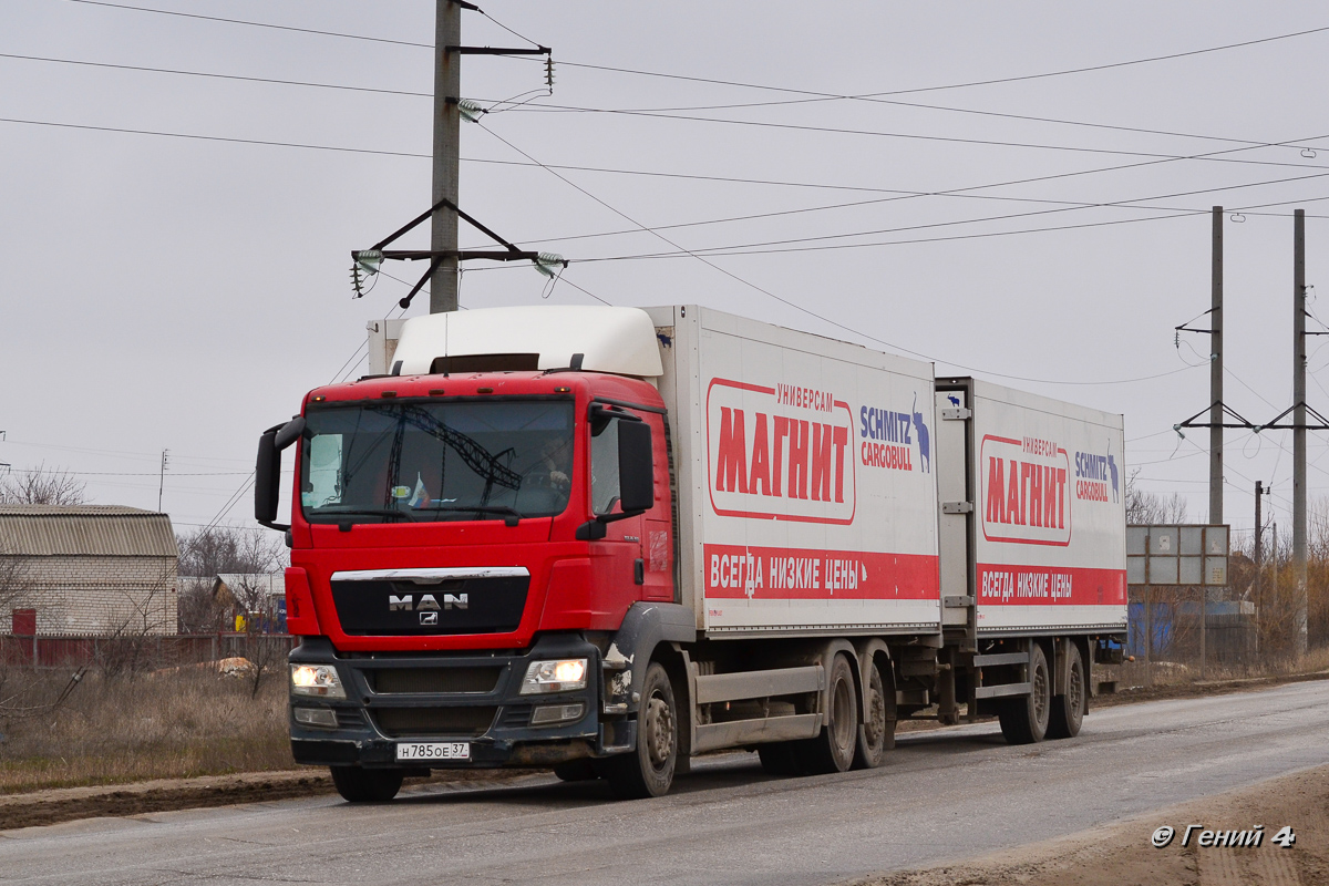 Волгоградская область, № Н 785 ОЕ 37 — MAN TGS 26.350