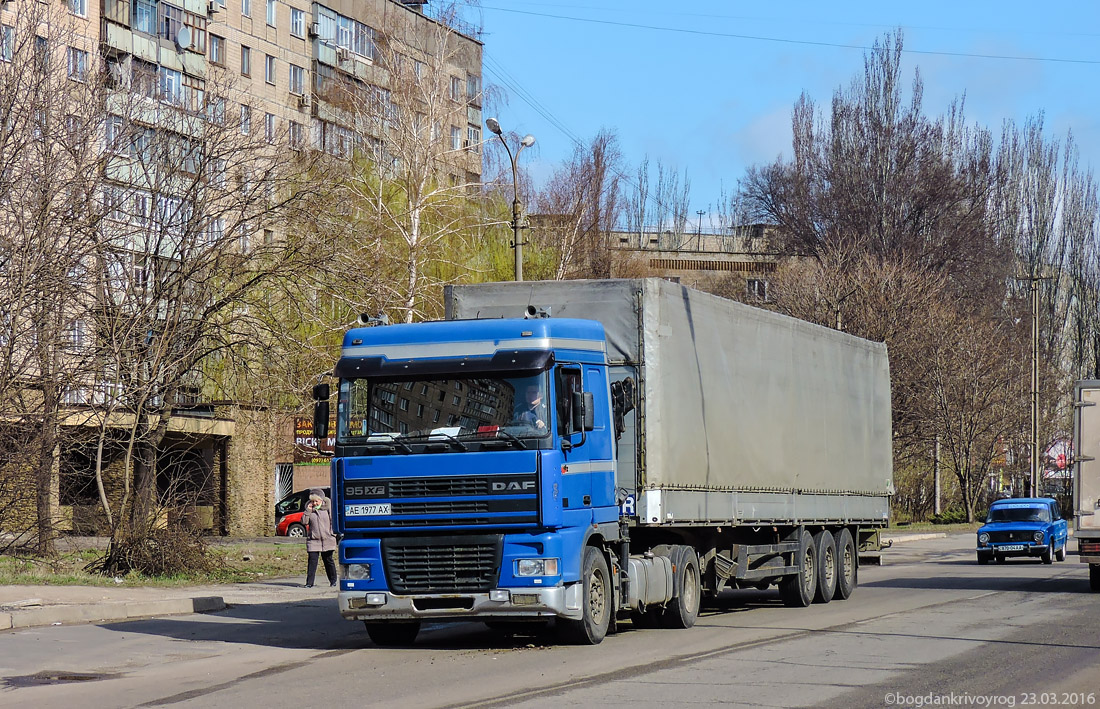Днепропетровская область, № АЕ 1977 АХ — DAF 95XF FT
