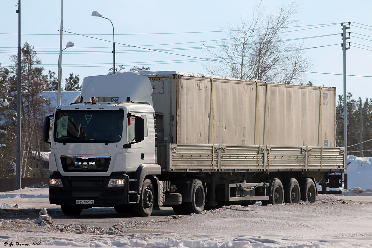 Саха (Якутия), № М 357 КО 14 — MAN TGS 19.400