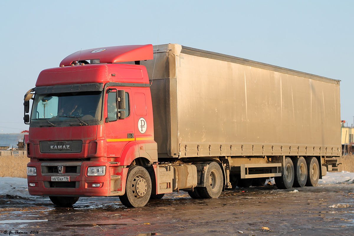 Татарстан, № Х 610 АУ 116 — КамАЗ-5490-S5(87)