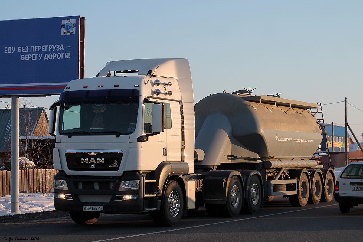 Саха (Якутия), № С 891 КА 14 — MAN TGS 26.440