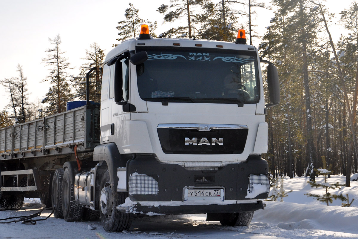 Москва, № У 514 СК 77 — MAN TGS 33.440