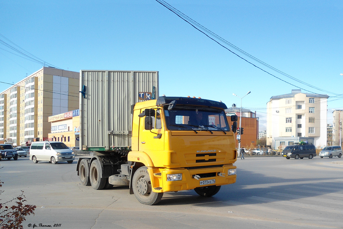 Саха (Якутия), № Р 073 КЕ 14 — КамАЗ-65116-N3(78)