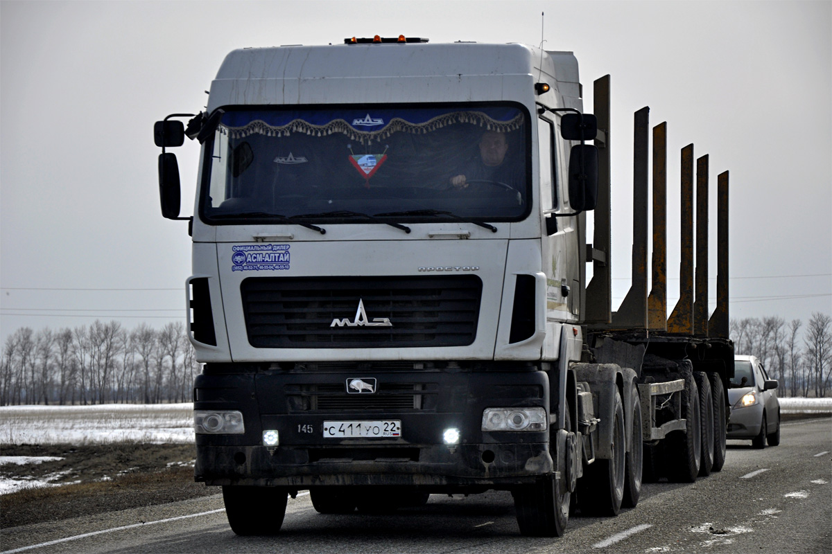 Алтайский край, № С 411 УО 22 — МАЗ-6430B9