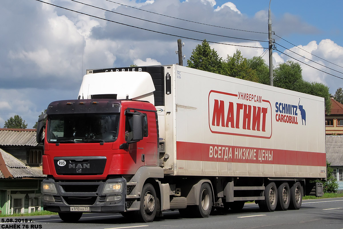 Ивановская область, № А 910 АА 37 — MAN TGS 18.360