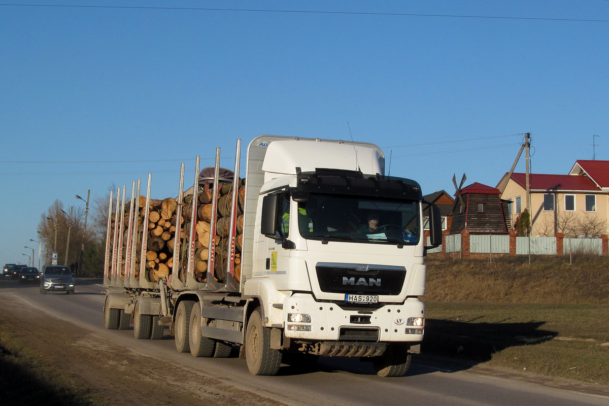 Литва, № HAS 920 — MAN TGS 33.480