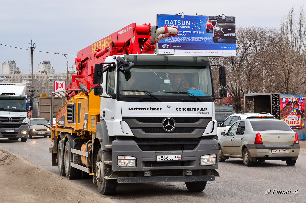 Волгоградская область, № В 886 КЕ 134 — Mercedes-Benz Axor 3340
