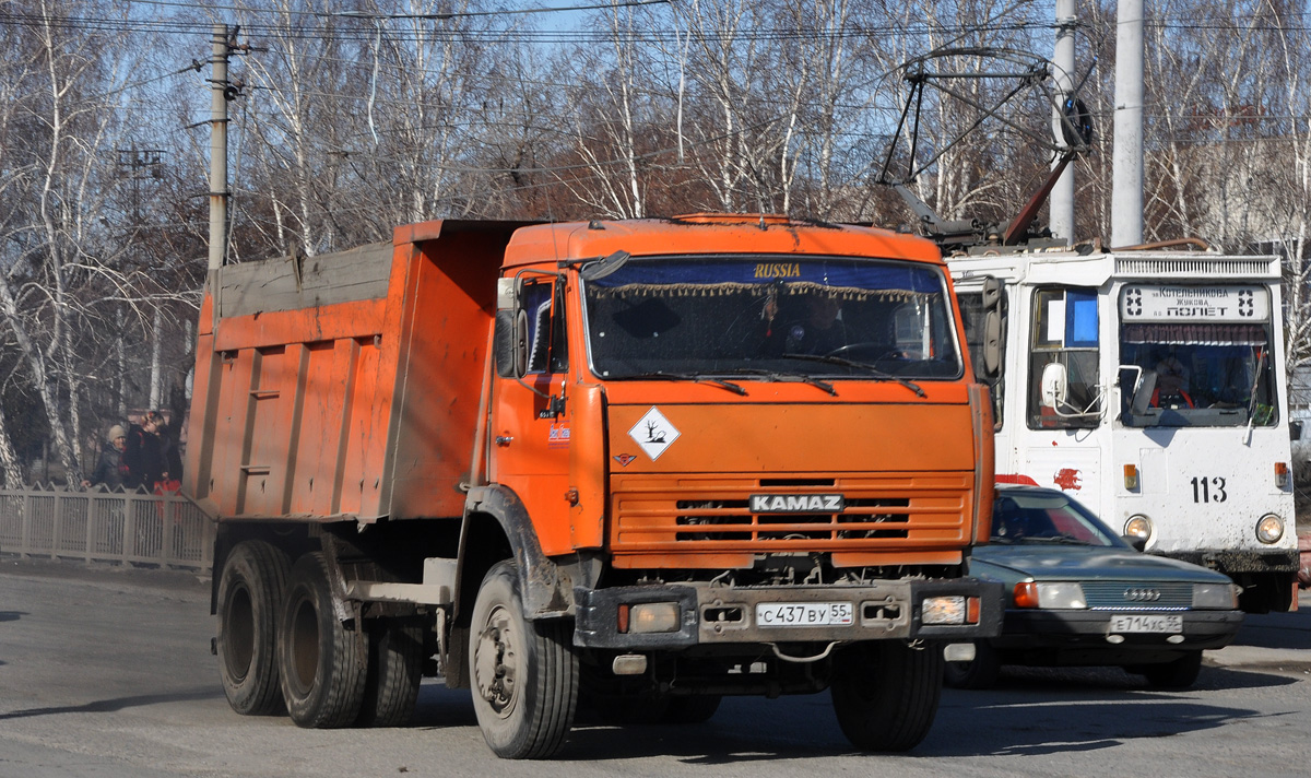 Омская область, № С 437 ВУ 55 — КамАЗ-65115-D3(97)
