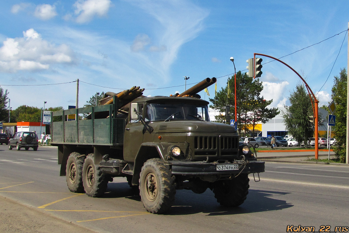 Алтайский край, № О 374 РН 22 — ЗИЛ-131 (общая модель)