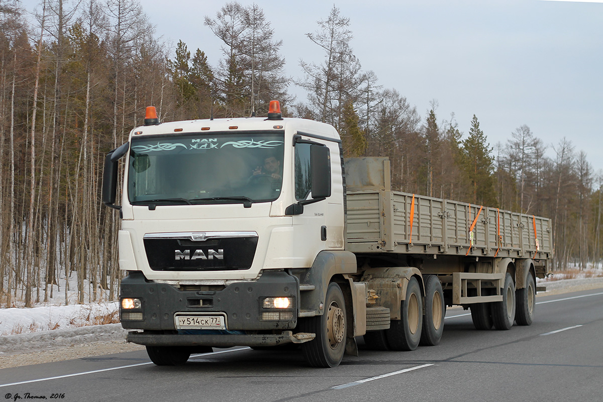 Москва, № У 514 СК 77 — MAN TGS 33.440