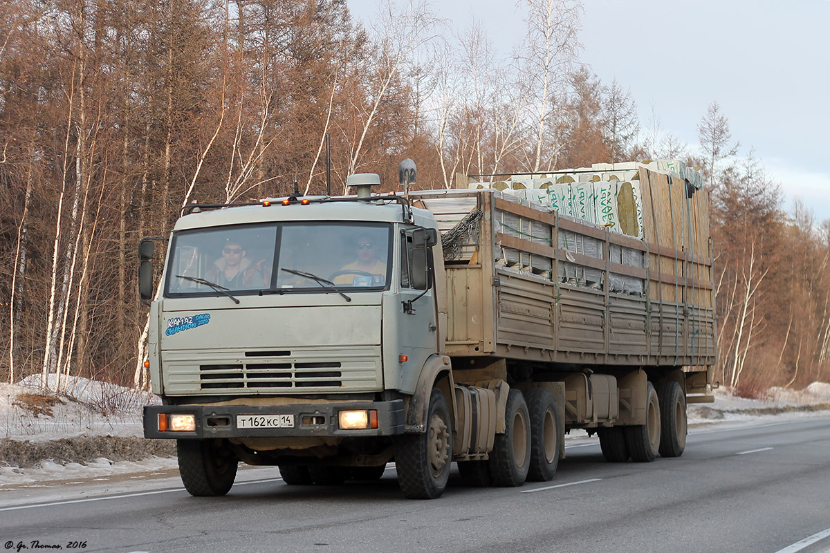 Саха (Якутия), № Т 162 КС 14 — КамАЗ-54115-13 [54115N]