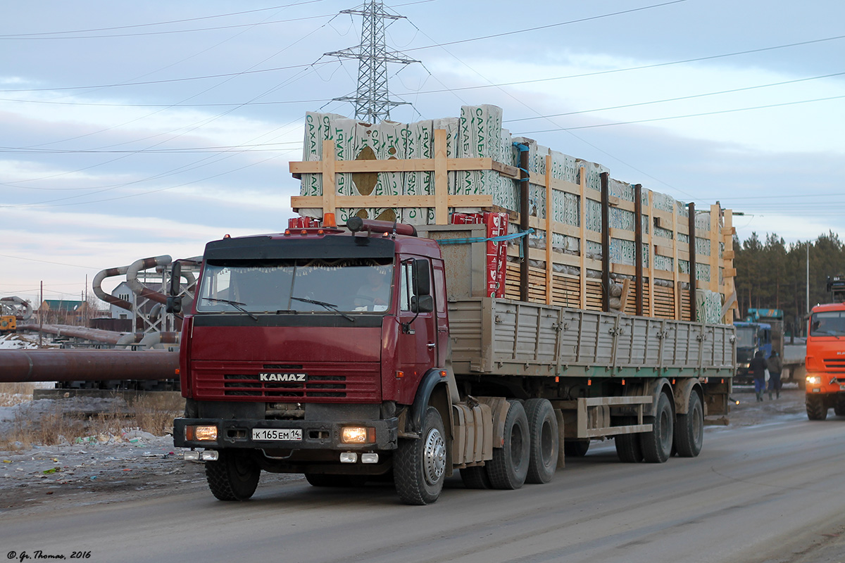 Саха (Якутия), № К 165 ЕМ 14 — КамАЗ-54115-15 [54115R]