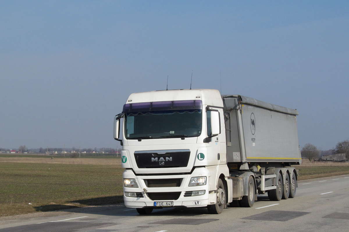 Литва, № FDE 647 — MAN TGX ('2007) 18.440
