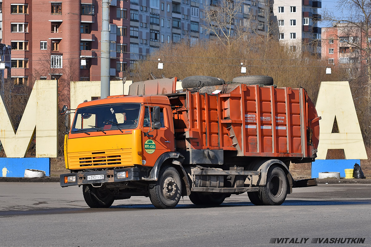 Архангельская область, № Н 393 ТУ 29 — КамАЗ-43253-A3(96)