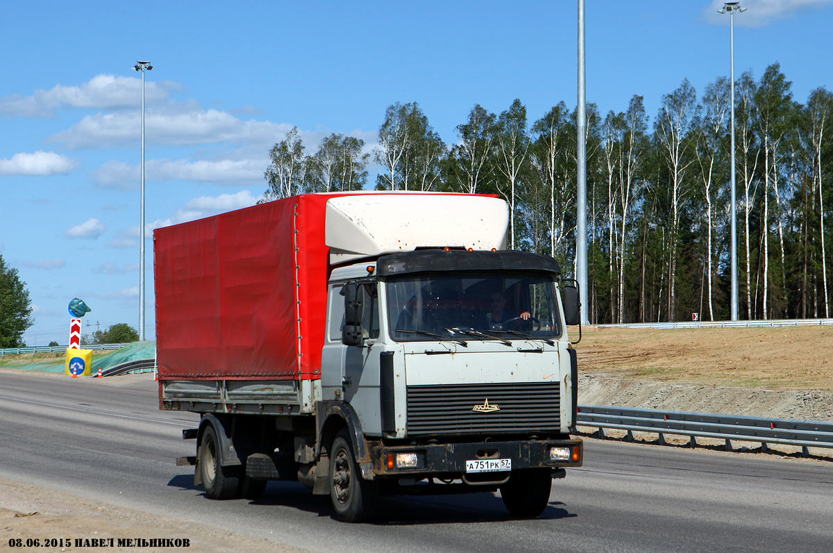 Орловская область, № А 751 РК 57 — МАЗ-53366