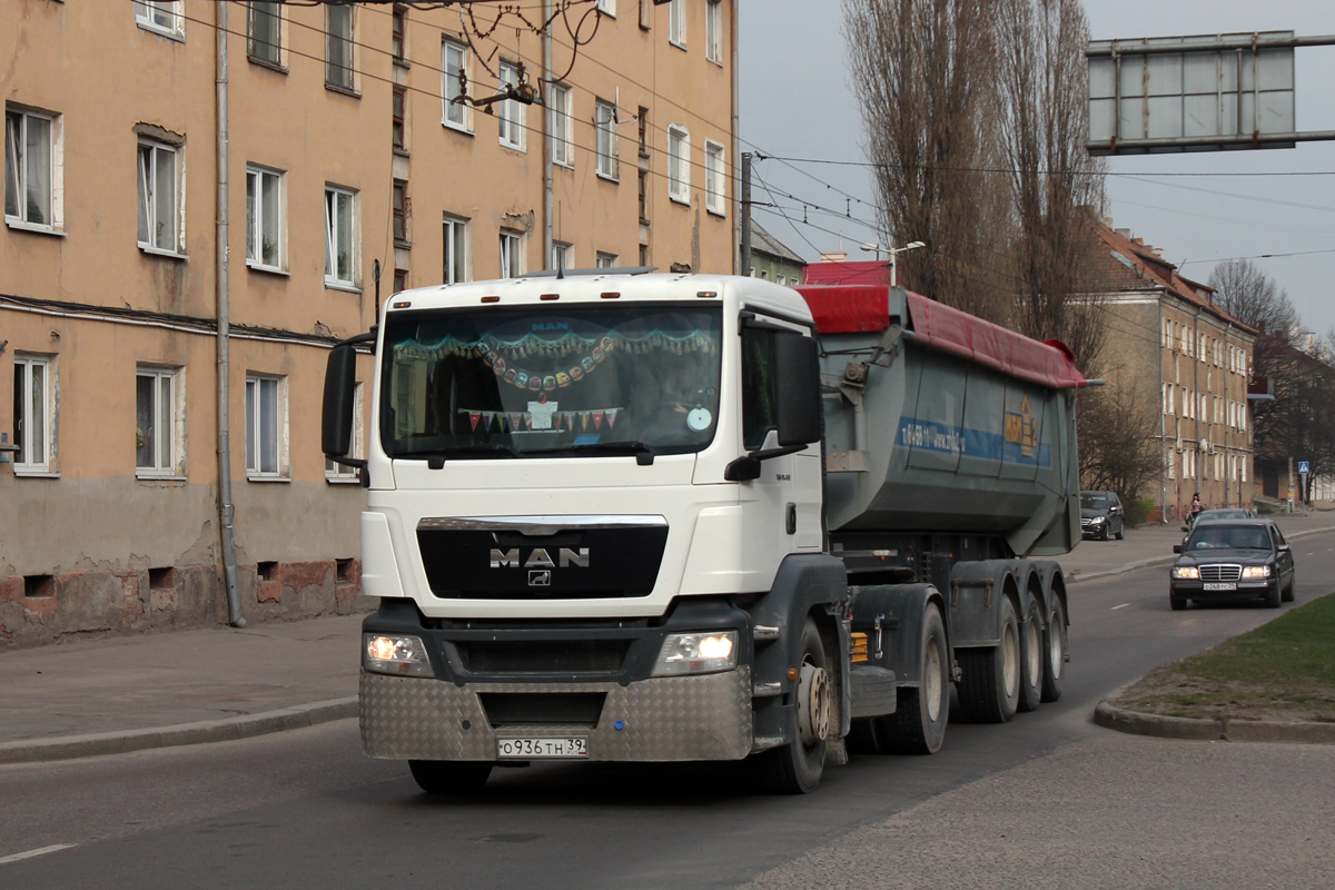 Калининградская область, № О 936 ТН 39 — MAN TGS (общая модель)