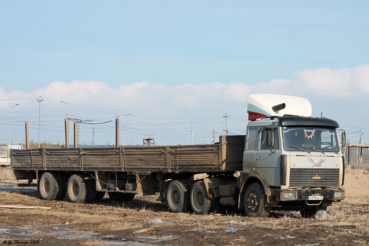 Саха (Якутия), № В 419 КЕ 14 — МАЗ-64229