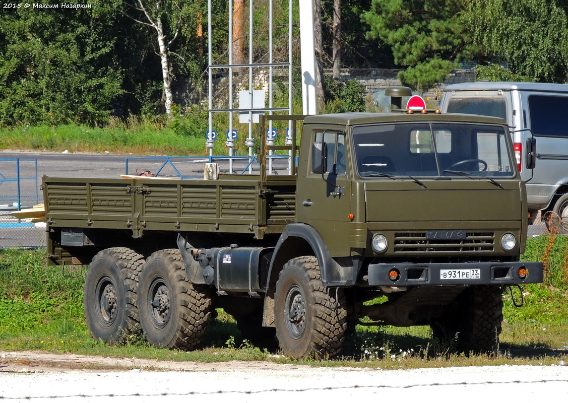 Рязанская область, № В 931 РЕ 33 — КамАЗ-43101