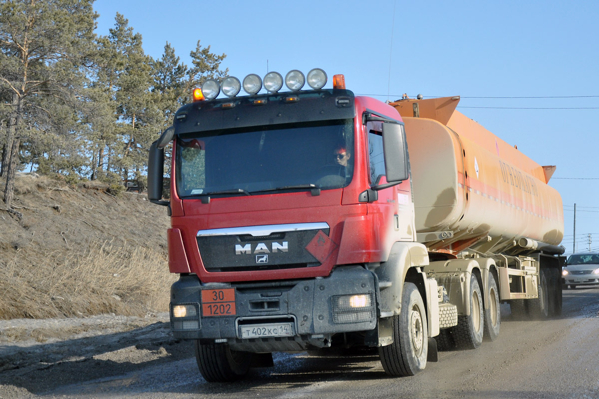 Саха (Якутия), № Т 402 КС 14 — MAN TGS 33.440