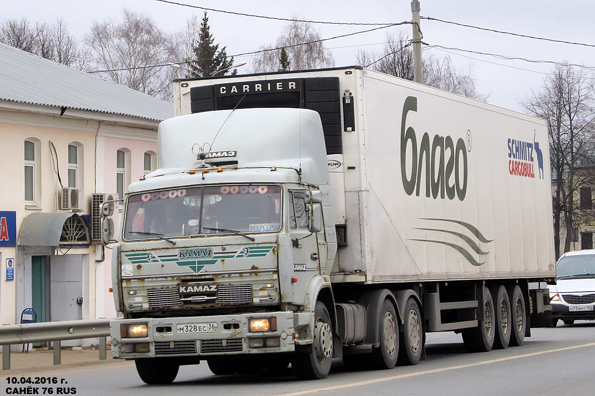 Воронежская область, № М 328 ЕС 36 — КамАЗ-54115-13 [54115N]