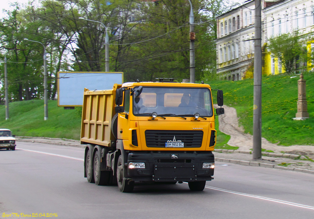 Сумская область, № ВМ 9852 ВС — МАЗ-6501B5