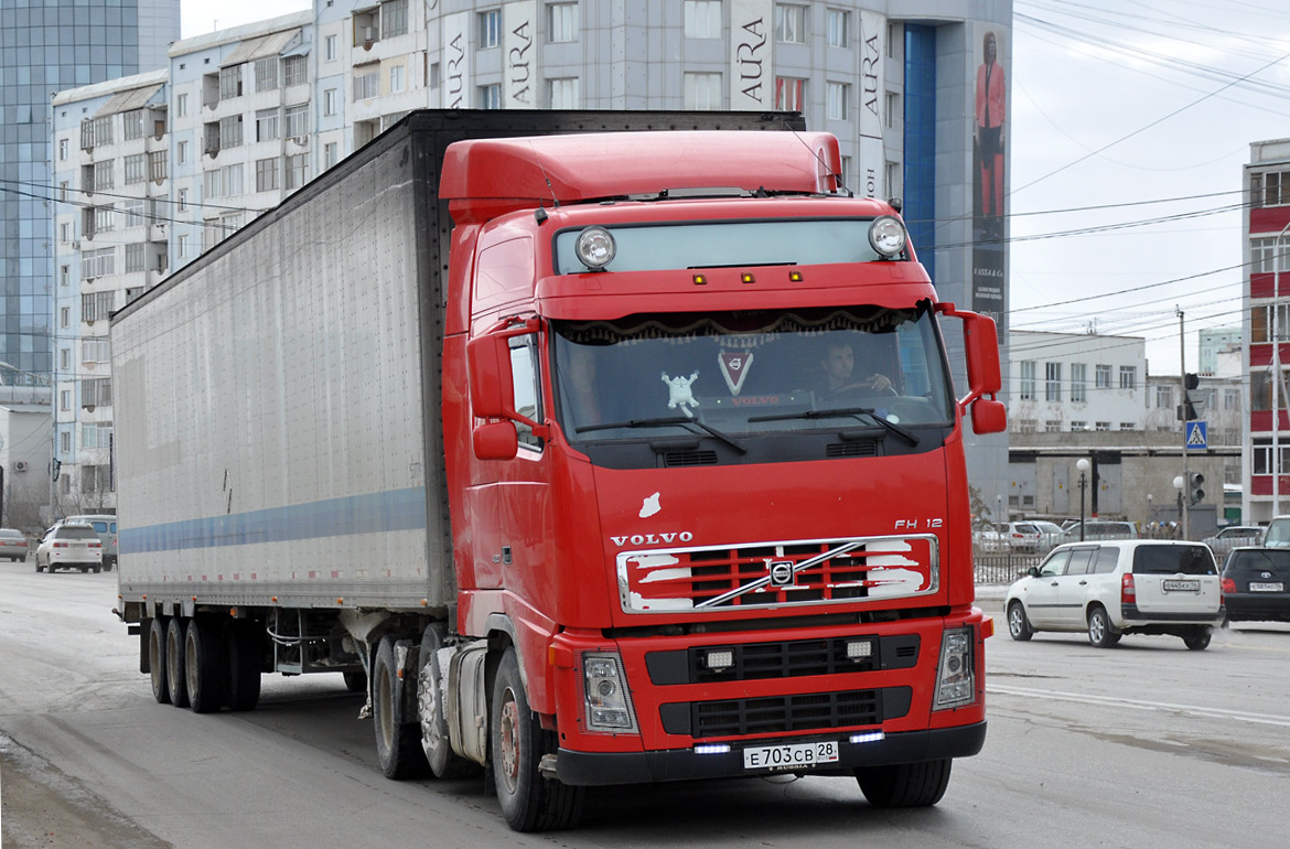 Амурская область, № Е 703 СВ 28 — Volvo ('2002) FH12.420