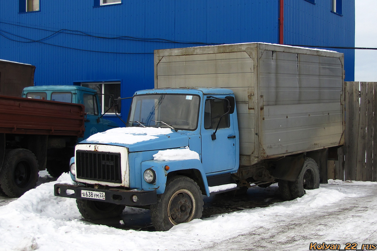 Алтайский край, № А 638 УМ 22 — ГАЗ-3307