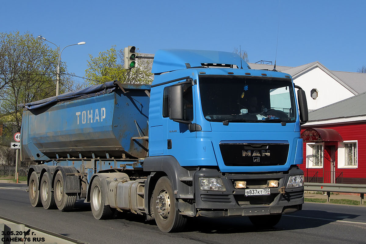 Московская область, № В 837 КТ 750 — MAN TGS 19.400