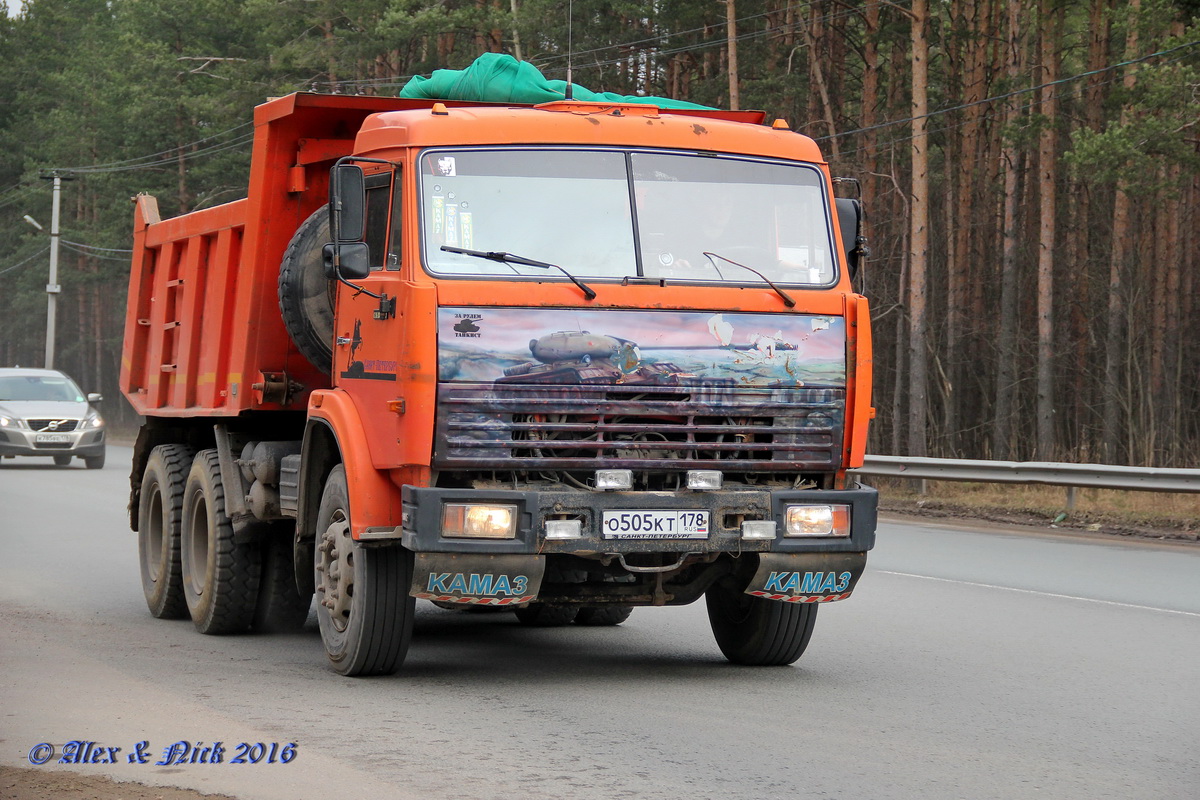 Санкт-Петербург, № О 505 КТ 178 — КамАЗ-65115-02 [65115C]