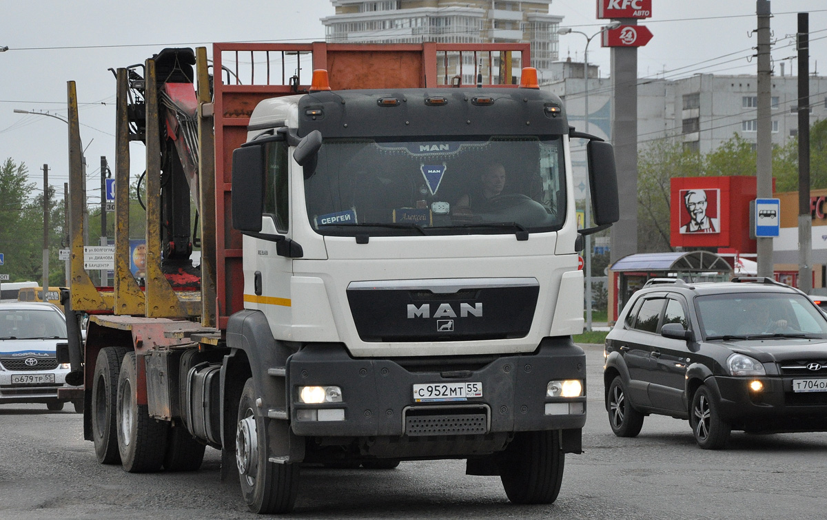 Омская область, № С 952 МТ 55 — MAN TGS (общая модель)