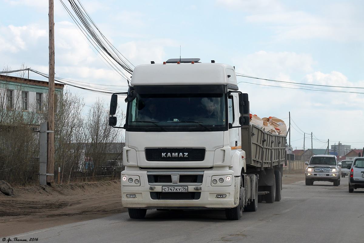 Саха (Якутия), № С 747 КУ 14 — КамАЗ-5490-T5(68)