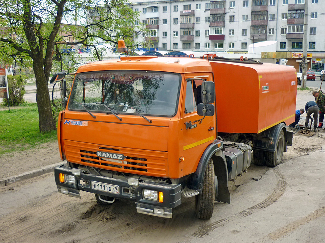 Архангельская область, № К 111 ТВ 29 — КамАЗ-43253-A3(96)