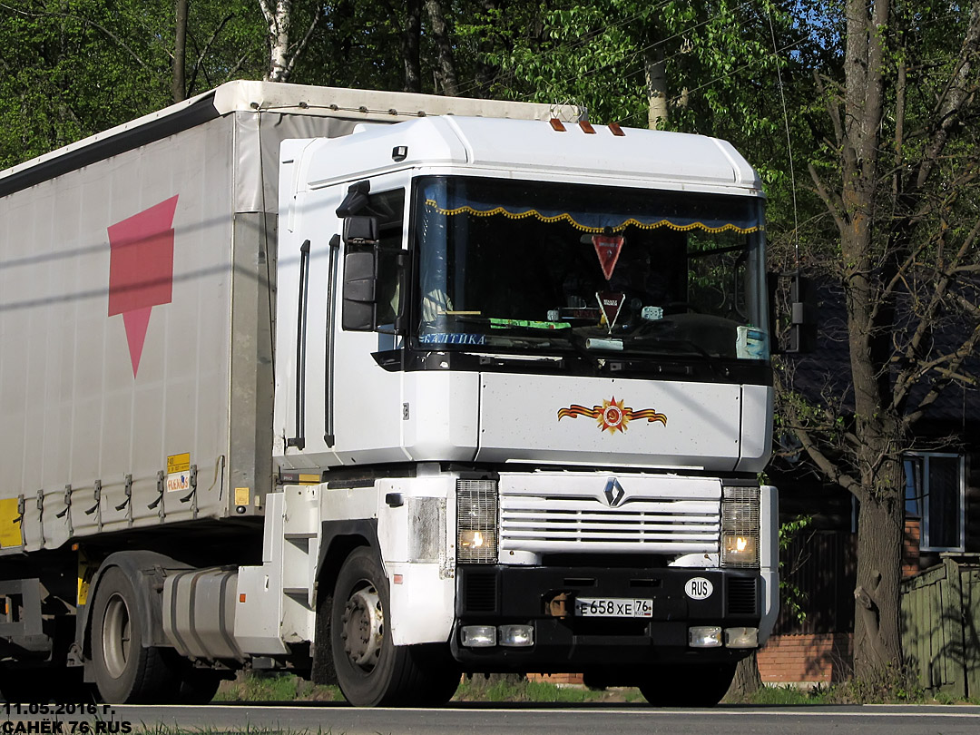 Ярославская область, № Е 658 ХЕ 76 — Renault Magnum Integral ('1997)