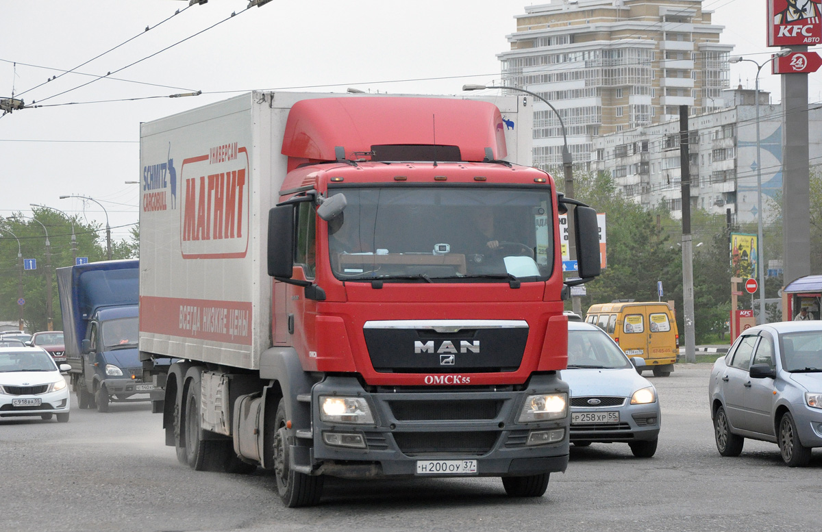 Омская область, № Н 200 ОУ 37 — MAN TGS 26.350