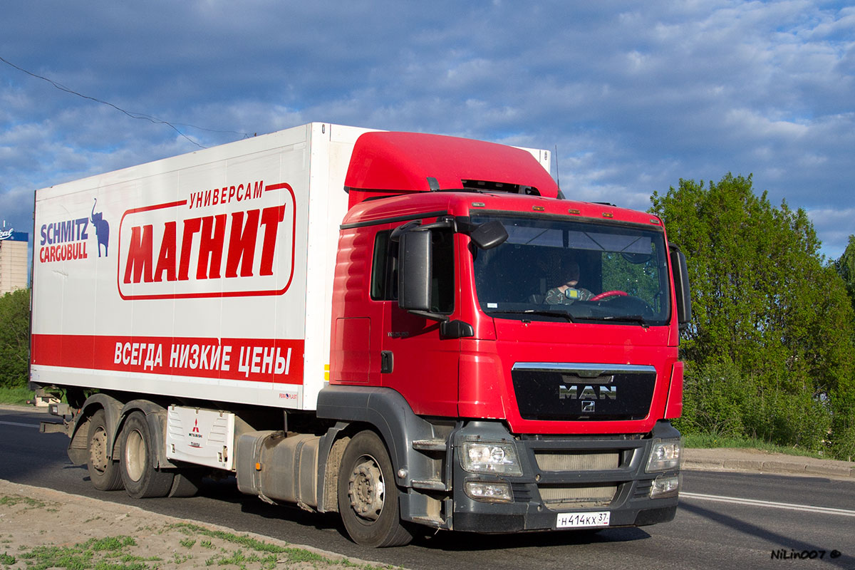 Удмуртия, № Н 414 КХ 37 — MAN TGS 26.350