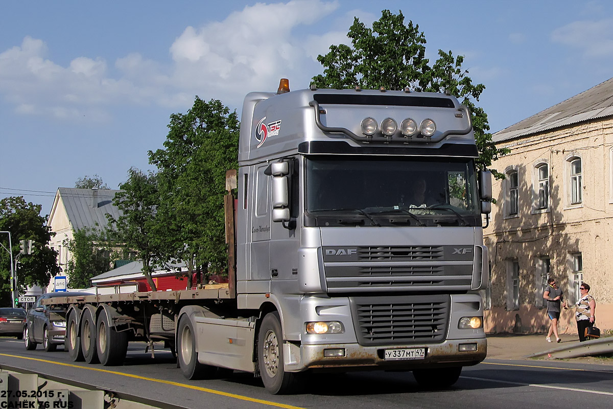 Ленинградская область, № У 337 МТ 47 — DAF XF95 FT