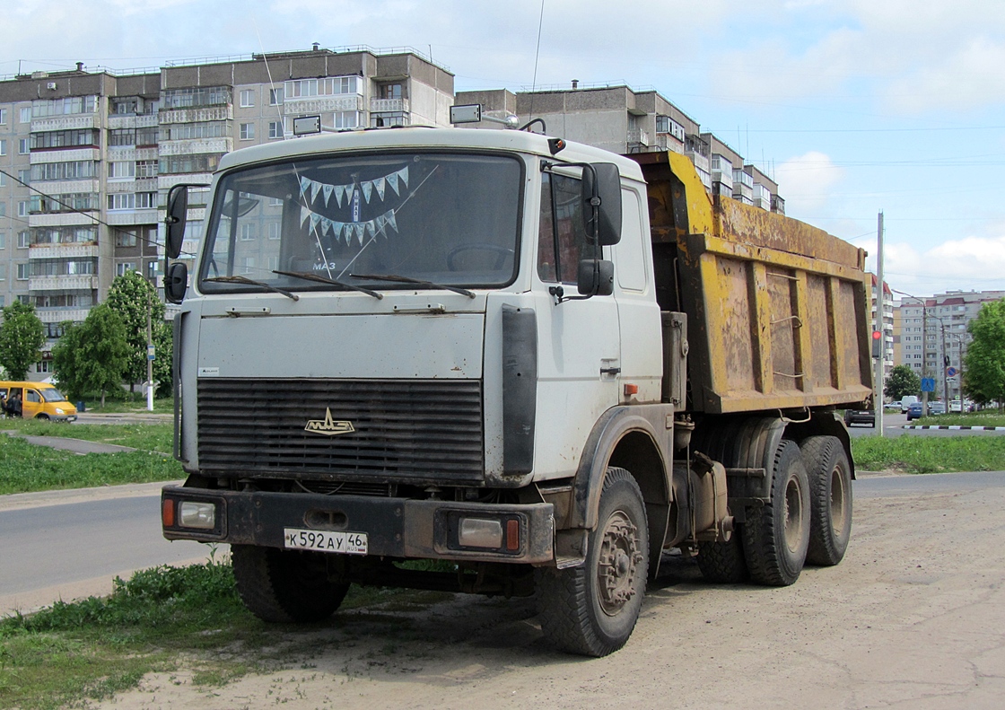 Курская область, № К 592 АУ 46 — МАЗ-551605