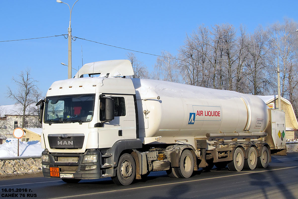 Москва, № Р 619 УН 77 — MAN TGS 19.400