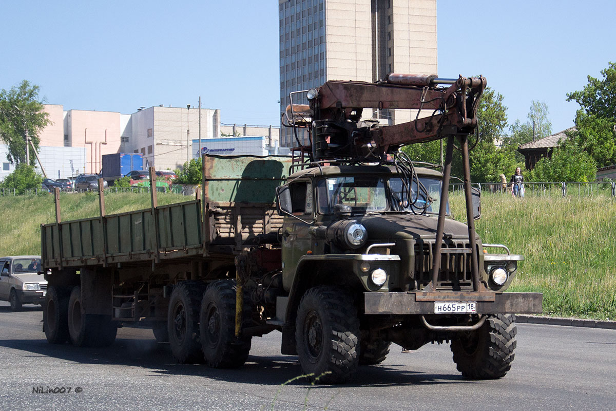 Удмуртия, № Н 665 РР 18 — Урал-4320 / 5557 (общая модель)